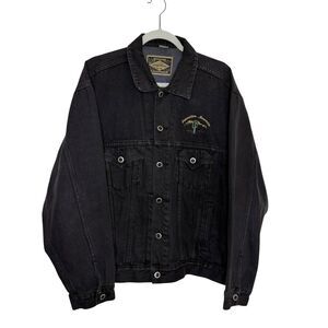 Haleman Jeanswear Vintage Denim Jean Jacket Superstition Mountains Western L